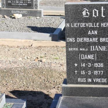 BOTHA Daniel 1936-1977