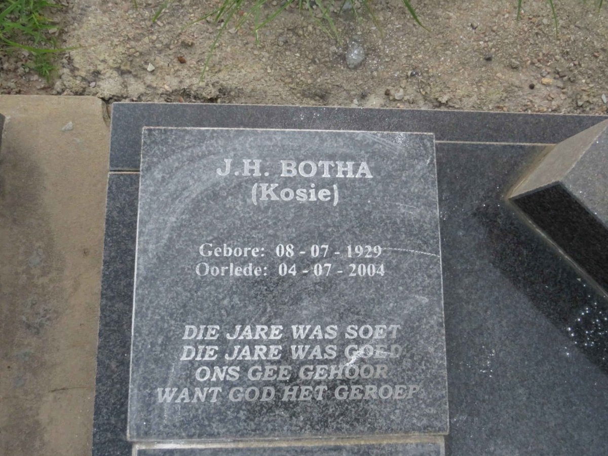 BOTHA J.H. 1929-2004 & P. 1930- _1