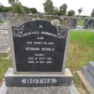BOTHA Herman Herold 1919-1968