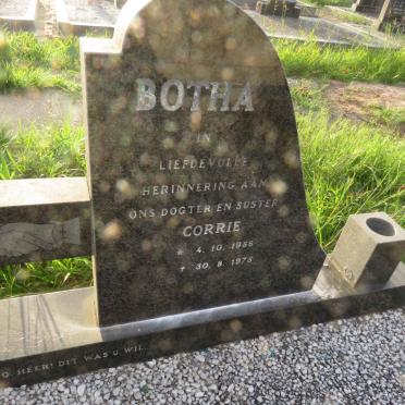 BOTHA Corrie 1956-1975