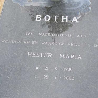 BOTHA Hester Maria 1930-2000