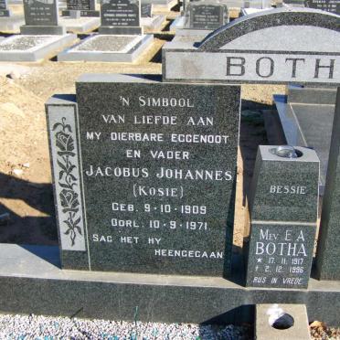 BOTHA Jacobus Johannes 1909-1971 :: BOTHA E.A. 1917-1996