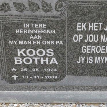 BOTHA Koos 1924-2009