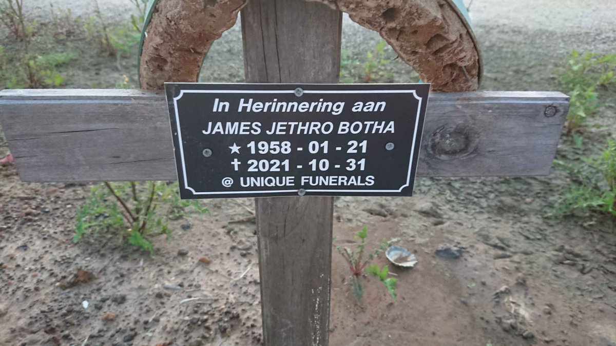 BOTHA James Jethro 1958-2021
