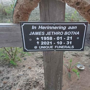 BOTHA James Jethro 1958-2021