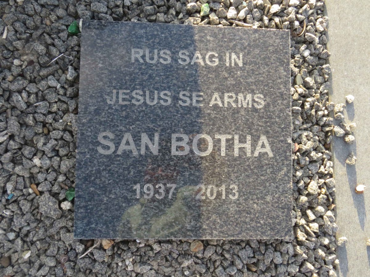 BOTHA San 1937-2013