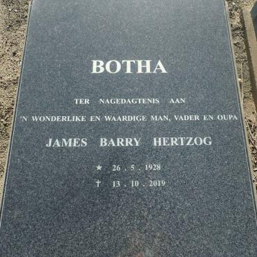 BOTHA James Barry Hertzog 1928-2019