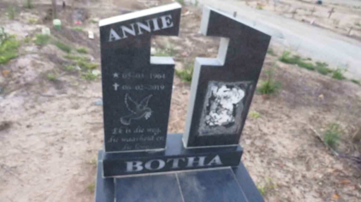 BOTHA Annie 1964-2019