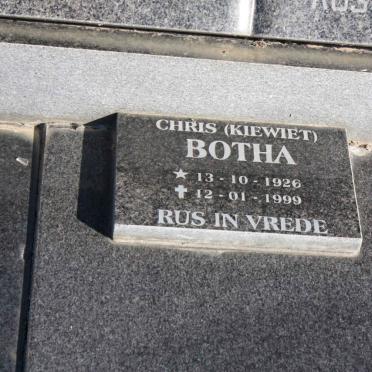 BOTHA Chris 1926-1999