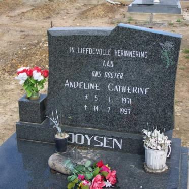 BOOYSEN Andeline Catherine 1971-1997