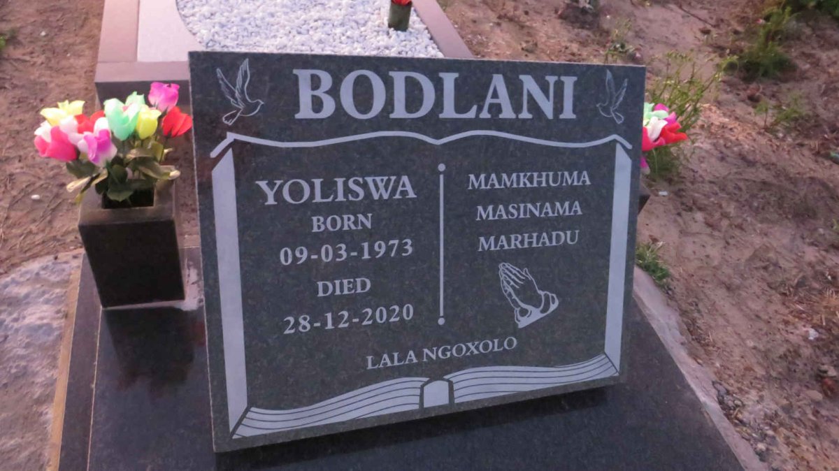 BODLANI Yoliswa 1973-2020