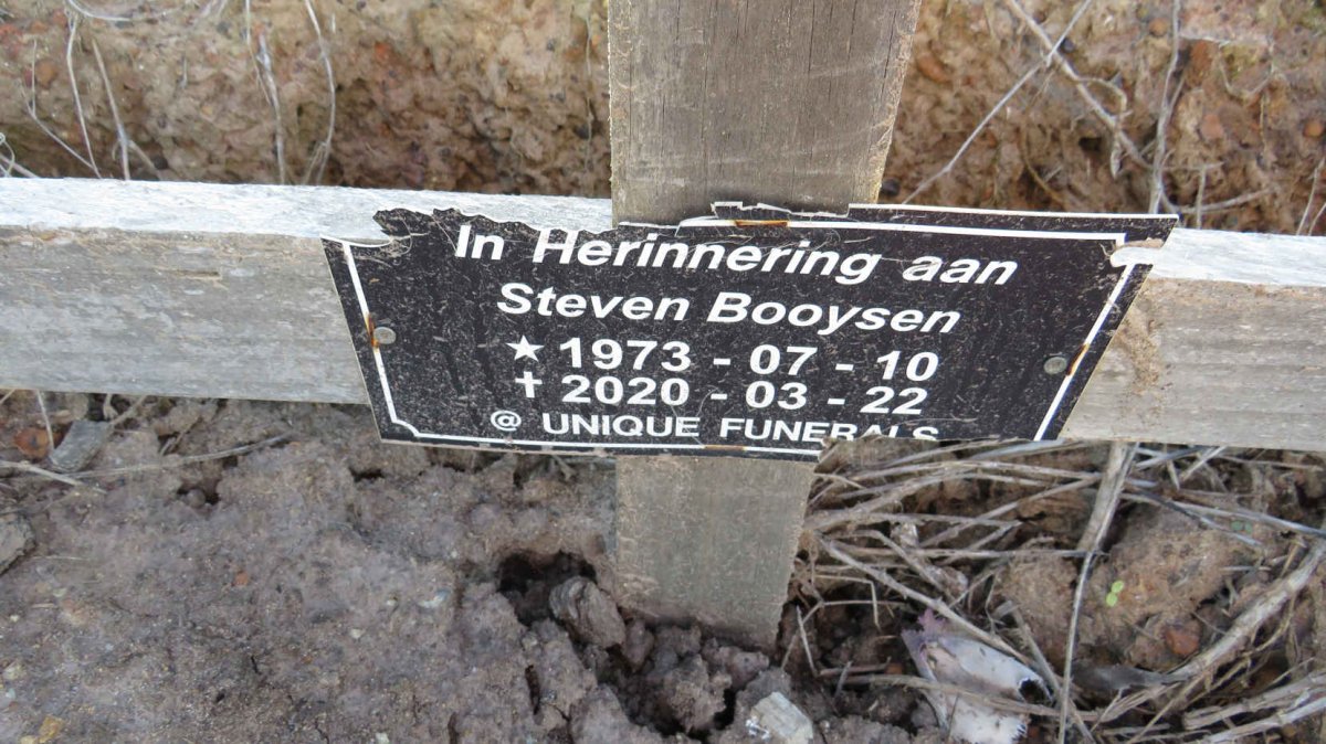 BOOYSEN Steven 1973-2020