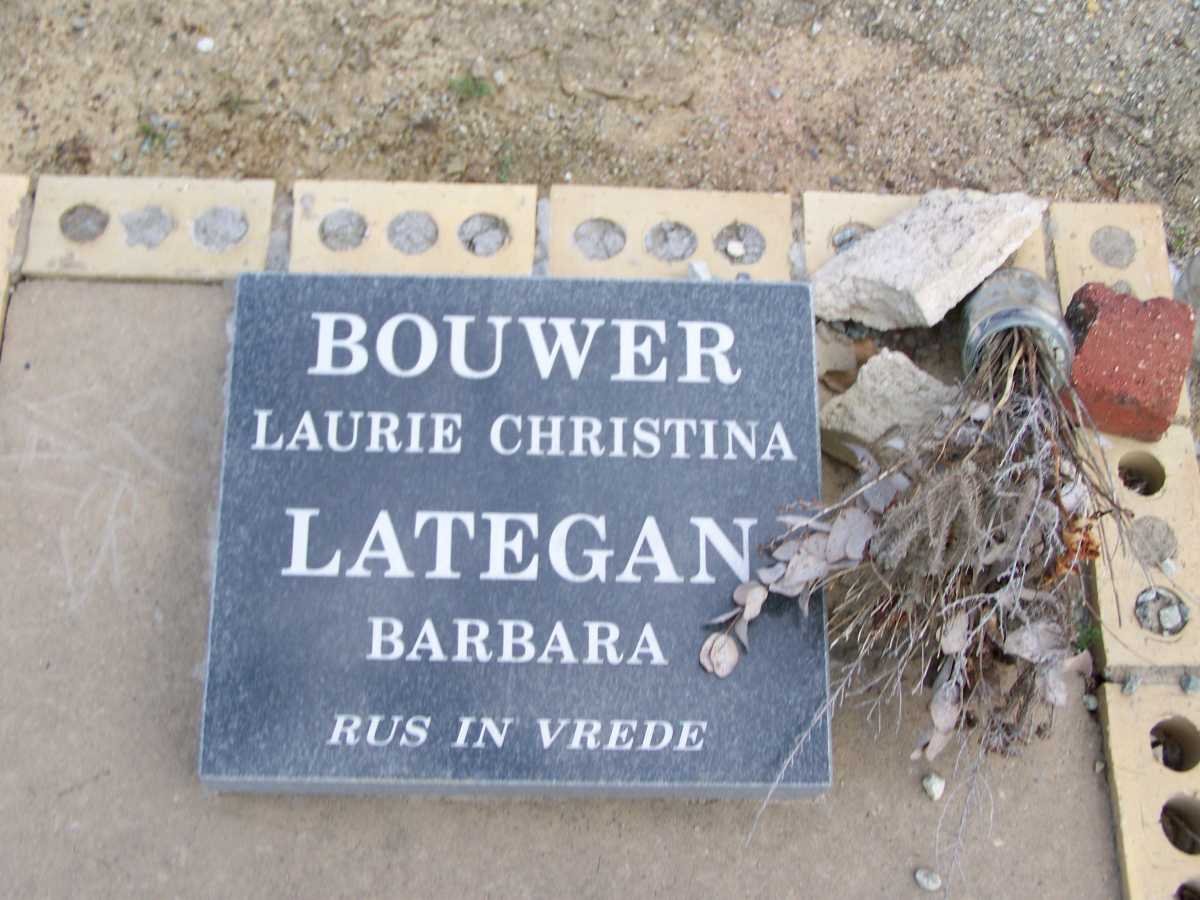 BOUWER Christina :: LATEGAN Barbara
