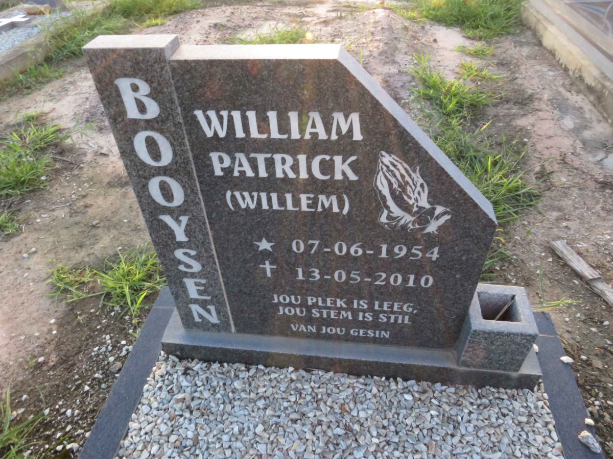 BOOYSEN William Patrick 1954-2010