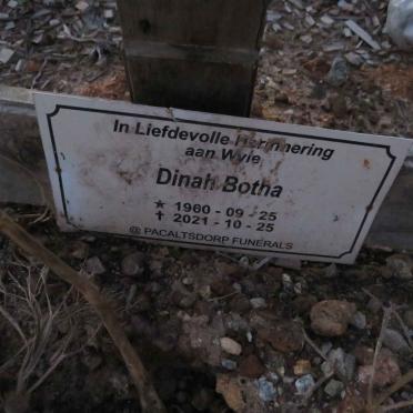 BOTHA Dinah 1960-2021