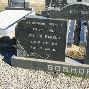 BOSHOFF Pieter Barend 1910-1971 &amp; Jacomina J. 1917-1974 _1