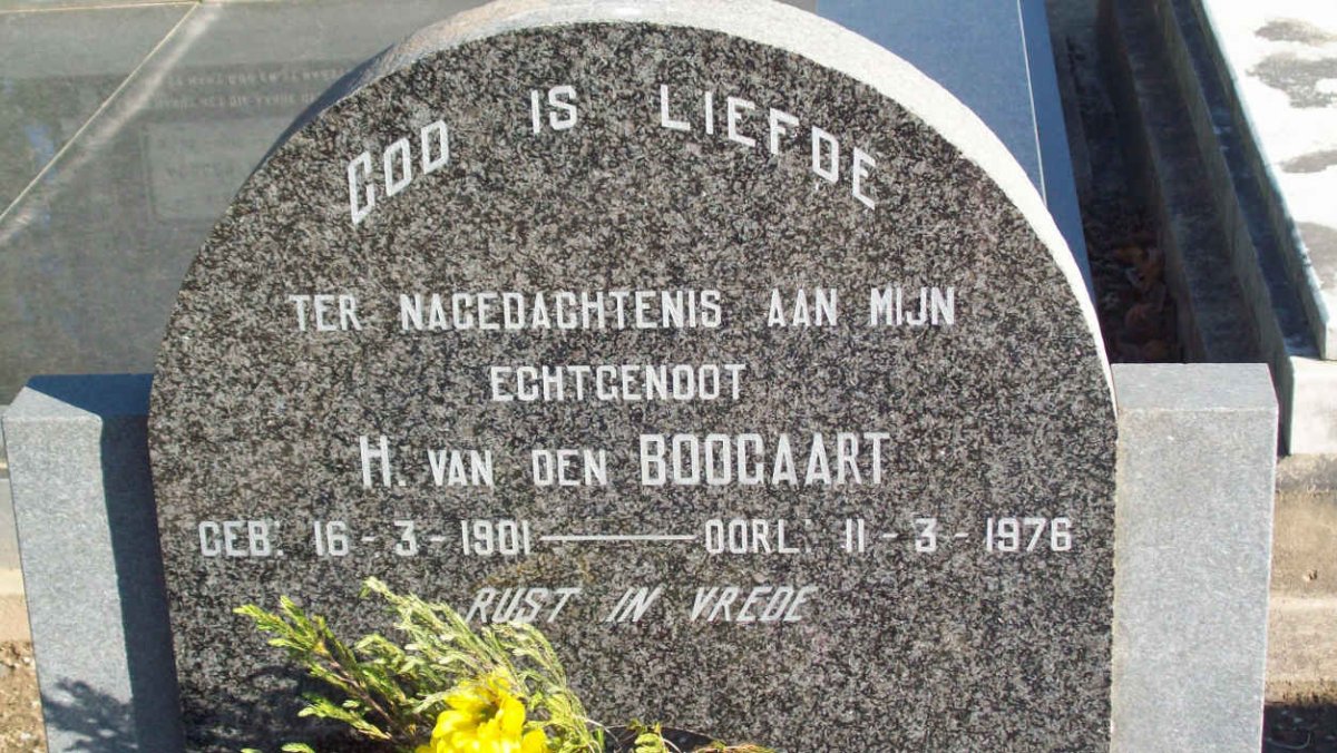 BOOGAART H., van den 1901-1976