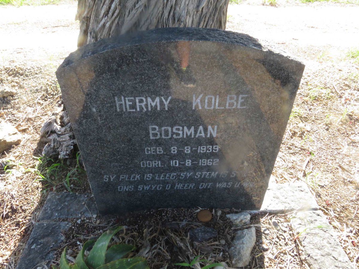 BOSMAN Hermy Kolbe 1939-1962