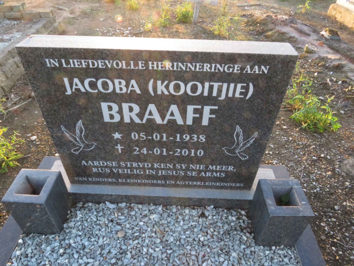 BRAAFF Jacoba 1938-2010