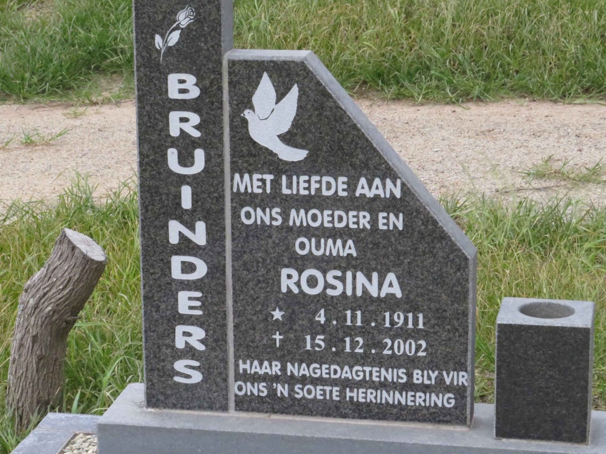 BRUINDERS Rosina 1911-2002