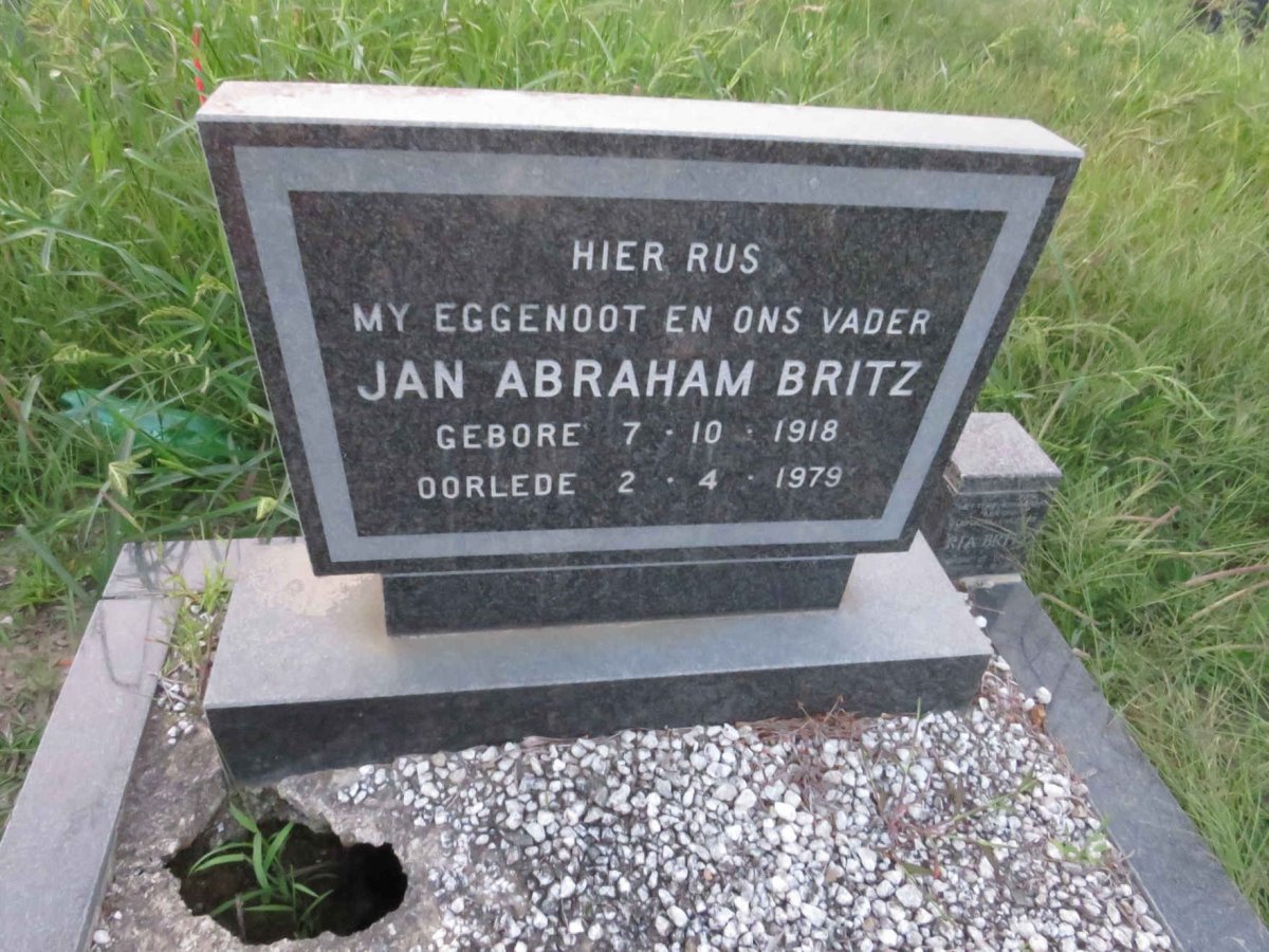 BRITZ Jan Abraham 1918-1979 & Ria 1931-2003 _1