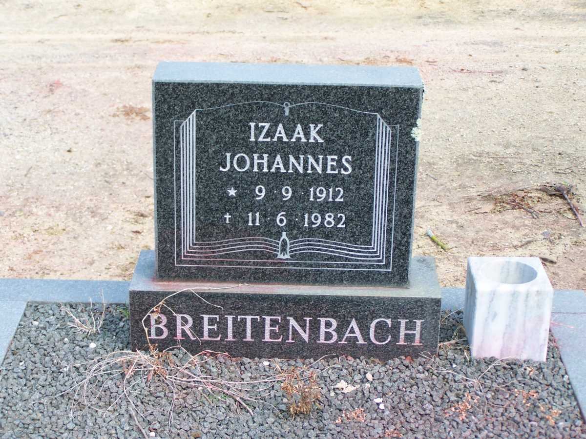 BREITENBACH Izaak Johannes 1912-1982