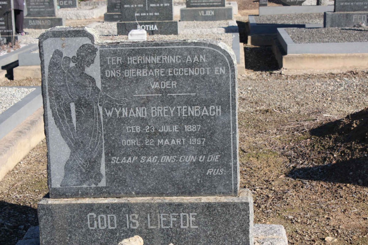 BREYTENBACH Wynand 1887-1957