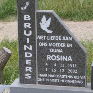 BRUINDERS Rosina 1911-2002