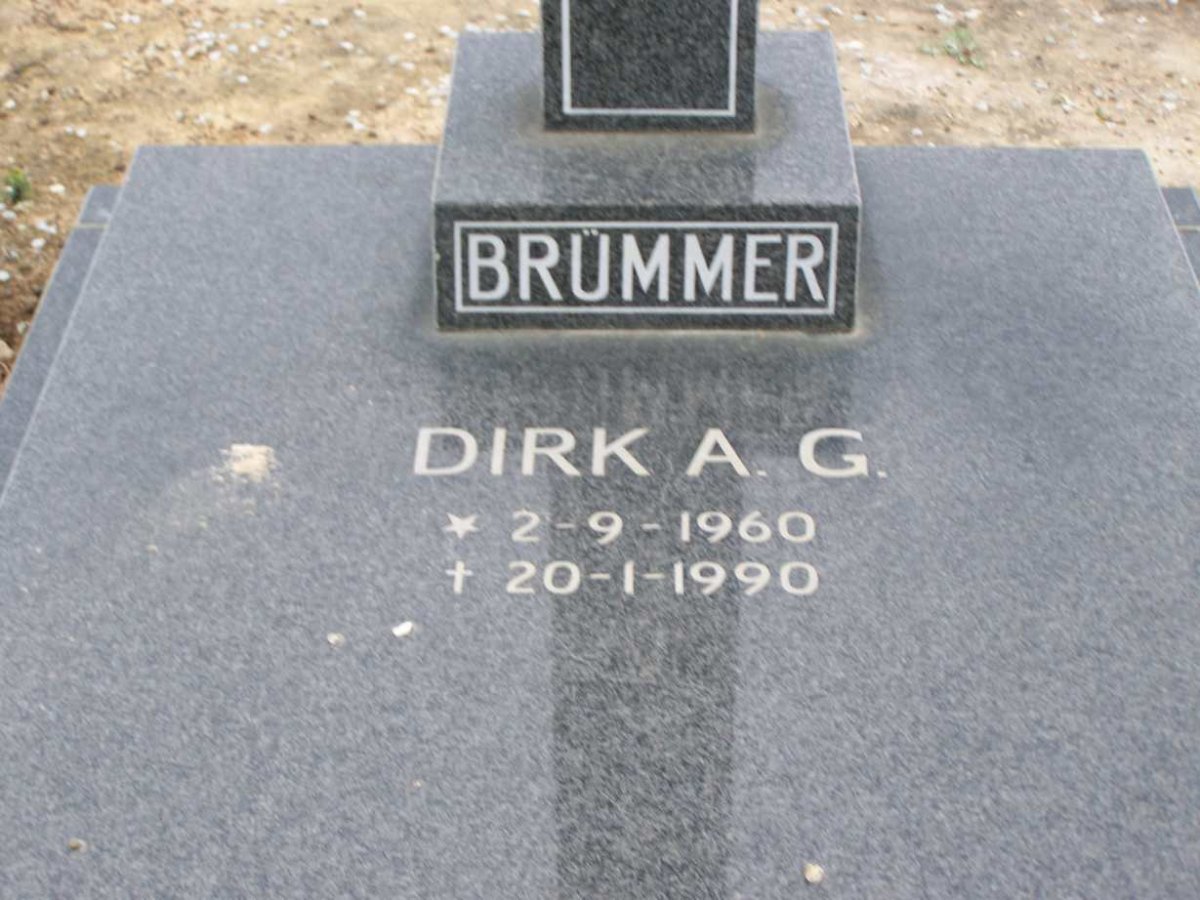 BRÜMMER Dirk A.G. 1960-1990