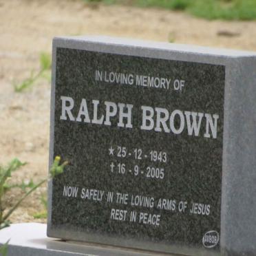 BROWN Ralph 1943-2005