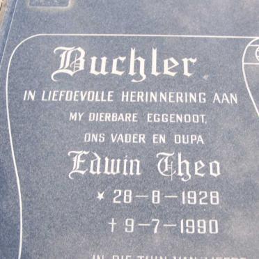 BUCHLER Edwin Theo 1928-1990