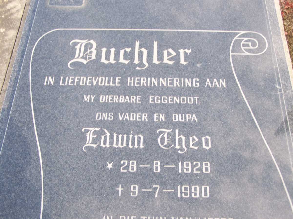 BUCHLER Edwin Theo 1928-1990