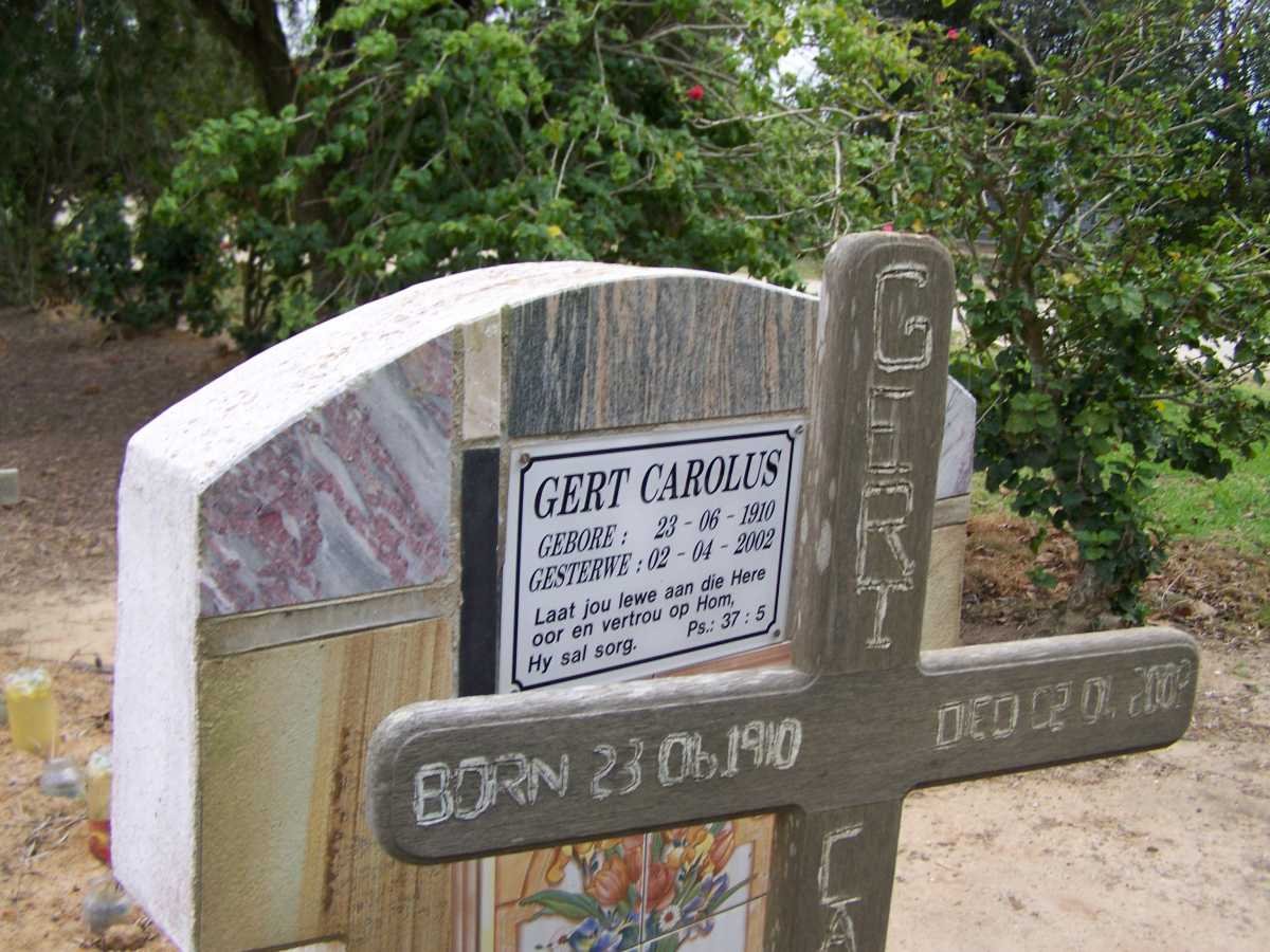 CAROLUS Gert 1910-2002