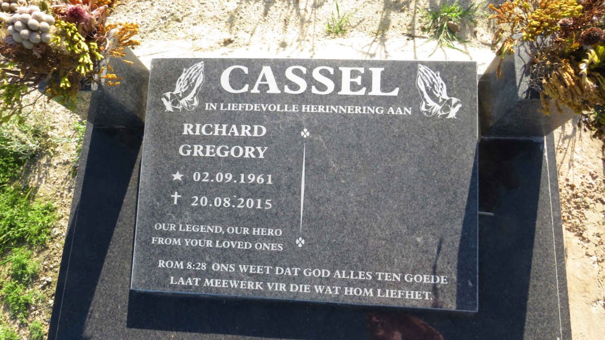 CASSEL Richard Gregory 1961-2015
