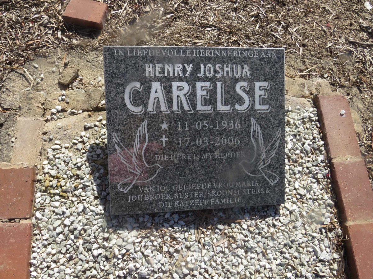 CARELSE Henry Joshua 1936-2006