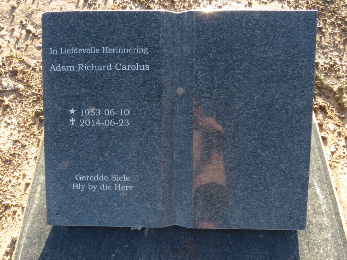 CAROLUS Adam Richard 1953-2014
