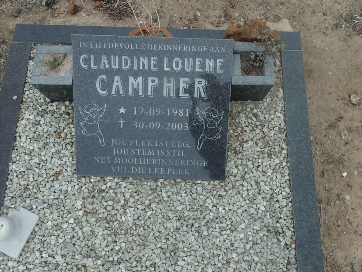 CAMPHER Claudine Louene 1981-2003