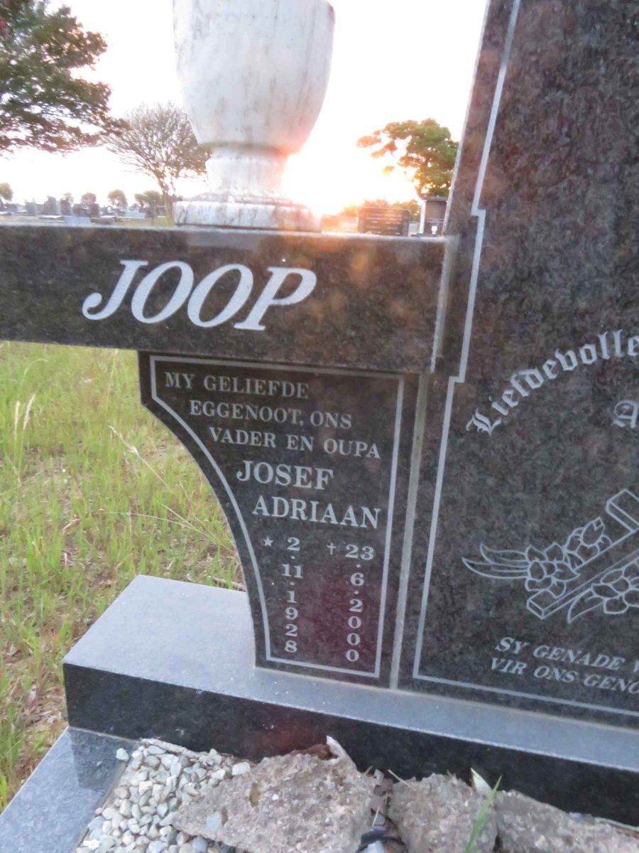COETZEE Josef Adriaan 1928-2000 &amp; Lamberta VENTER 1928-2013