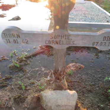 CORNELUIS Sophie 1942-2010