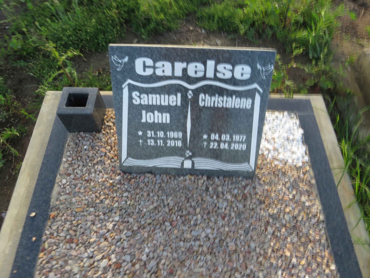 CARELSE Samuel John 1969-2016 & Christalene 1977-2020