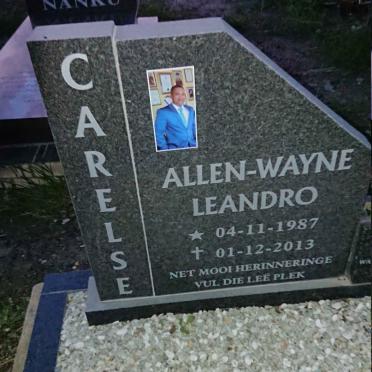 CARELSE Allen-Wayne Leandro 1987-2013