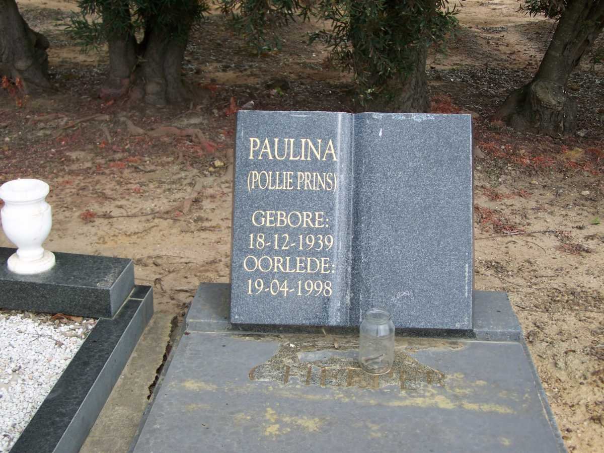 CHEEPER Paulina 1939-1998