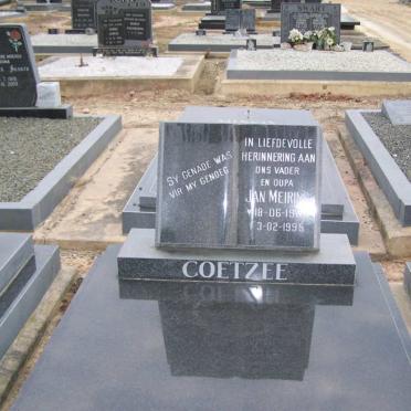 COETZEE Jan Meiring 190?-1996