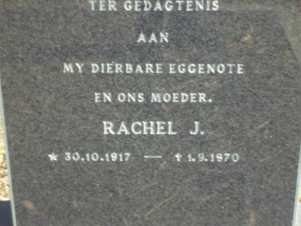 CLAASSEN Rachel J. 1917-1970