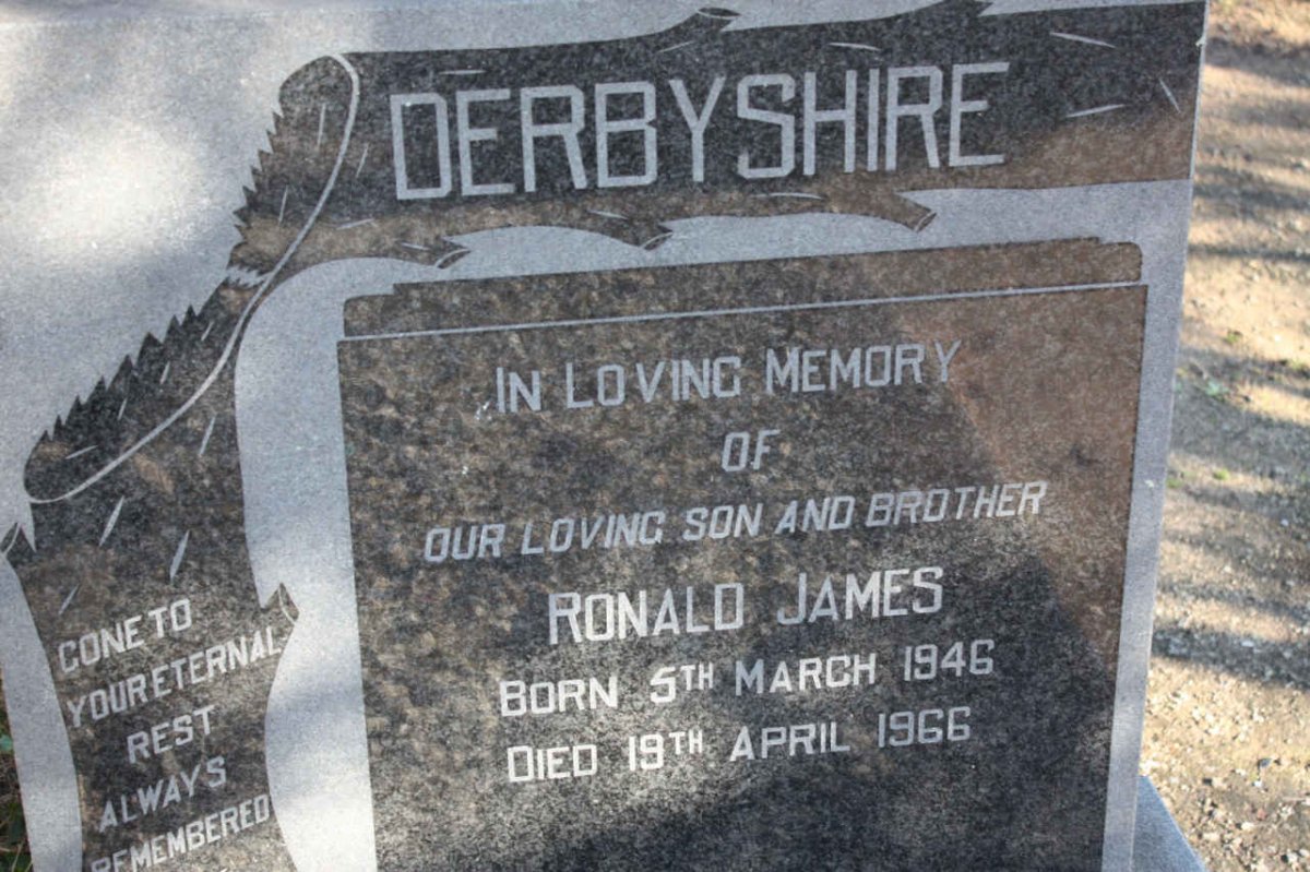 DERBYSHIRE Ronald James 1946-1966