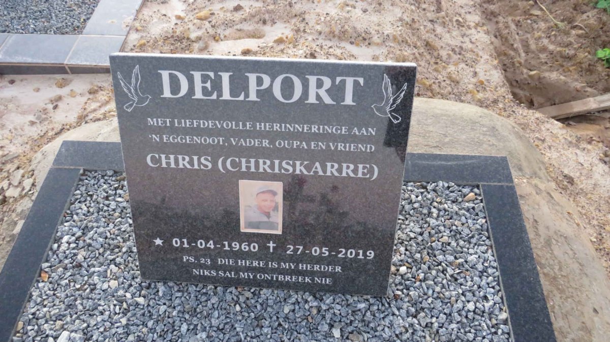 DELPORT Chris 1960-2019