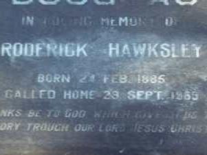 DOUGLAS Roderick Hawksley 1885-1969