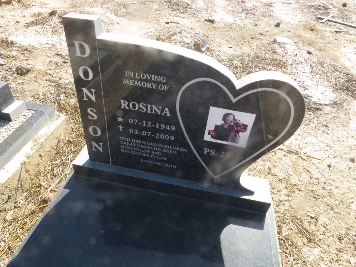 DONSON Rosina 1949-2009