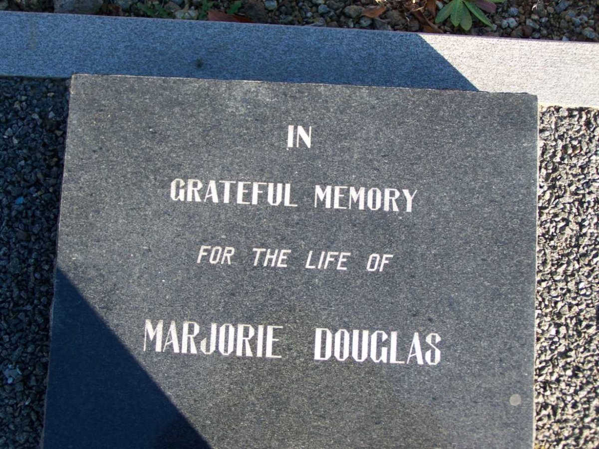 DOUGLAS Marjorie