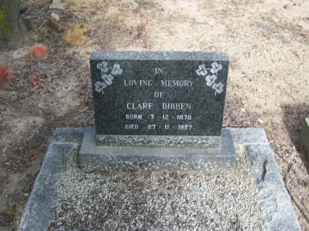 DIBBEN Clare 1878-1967